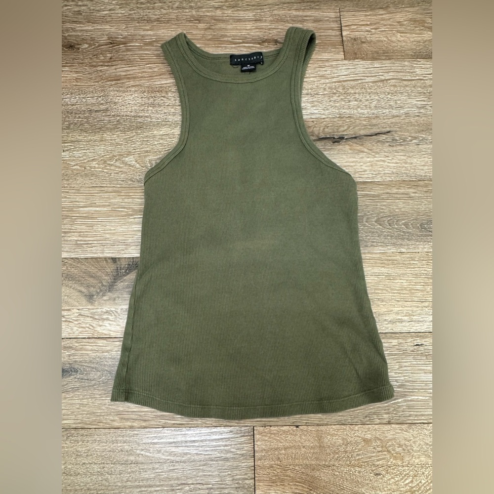 Banana Republic Khaki Green Tank Top